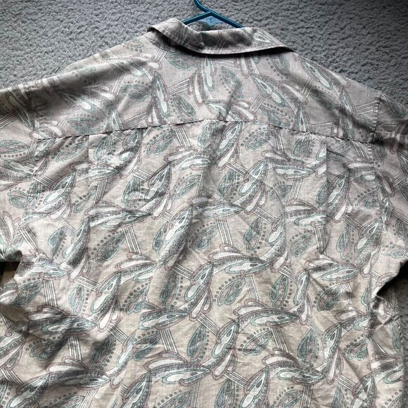 ONO Hawaiian Shirt Mens XL Aloha Camp Tropical Button Up Short Sleeve - Picture 11 of 15